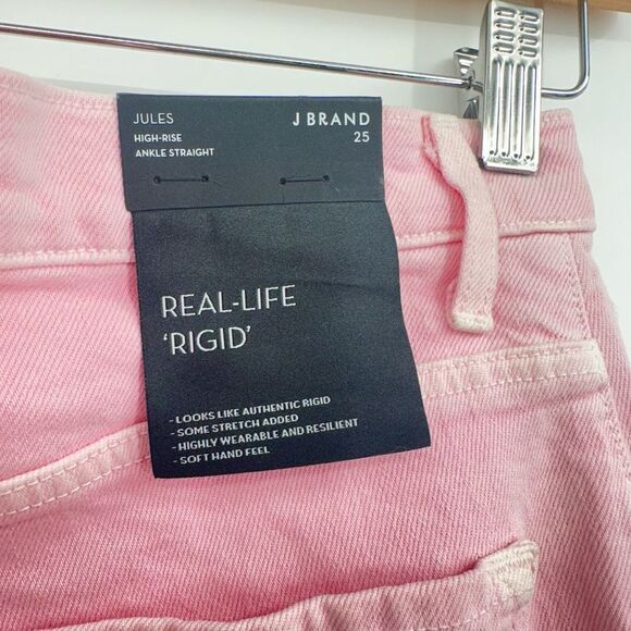 J Brand Jules High Rise Straight Jeans Size 25 - Picture 3 of 6